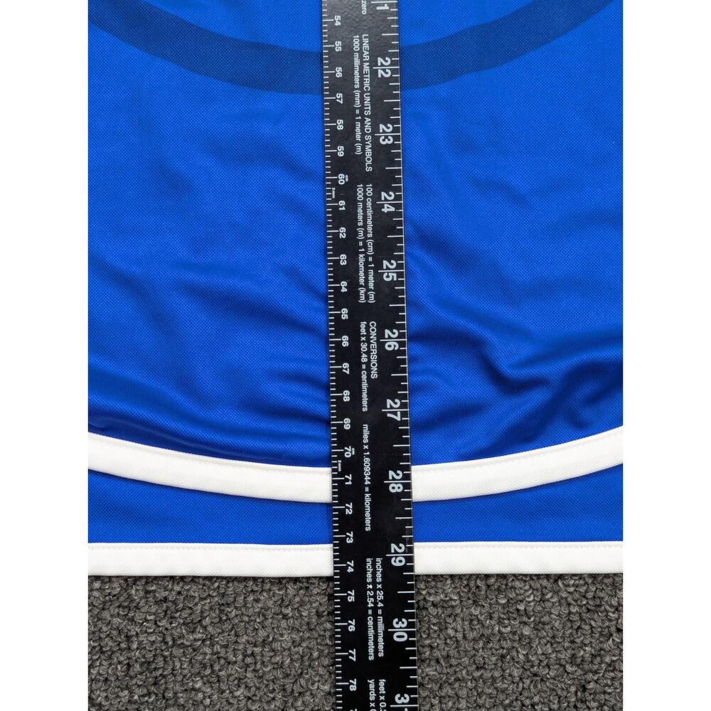 Vintage El Salvador National Futbol Soccer Team Jersey Blue Torres Size 42 XL - Picture 7 of 8
